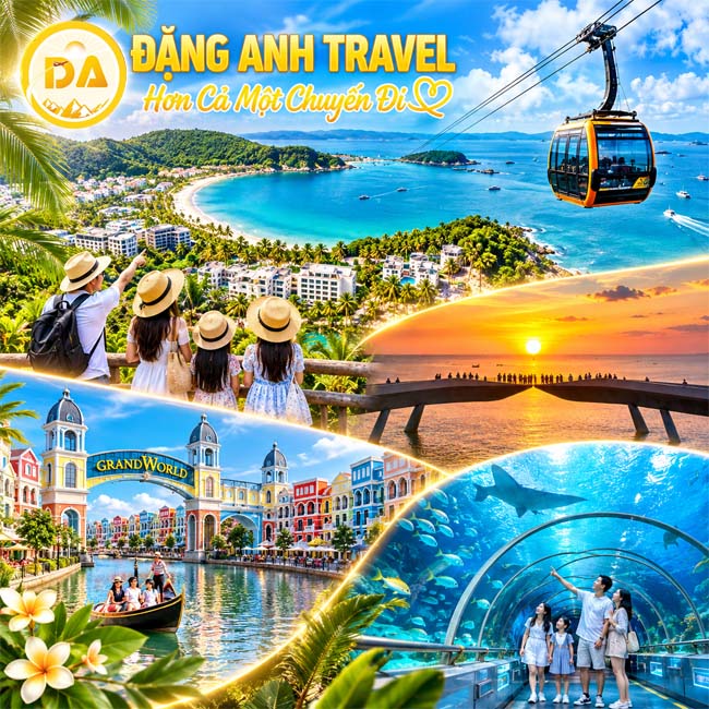 TOUR ĐỒNG HỚI – ĐÀ NẴNG – PHÚ QUỐC – VINWONDERS – GRAND WORLD