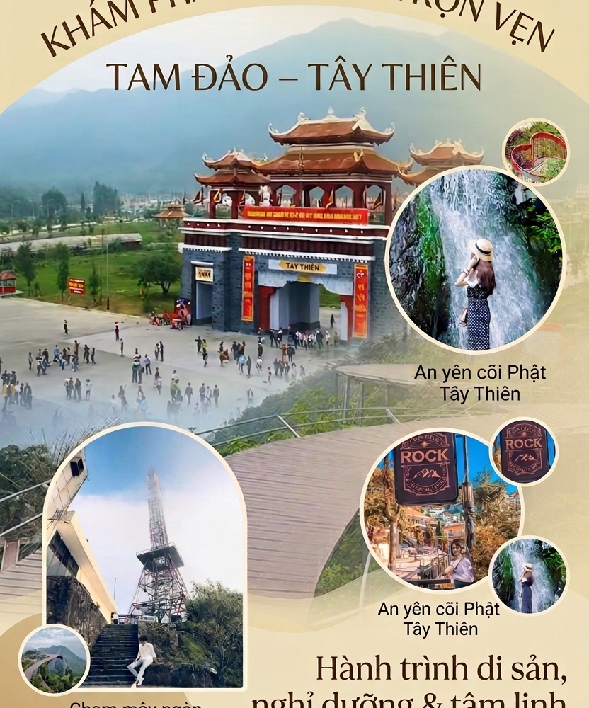 ĐỒNG HỚI – TAM ĐẢO – DANH THẮNG TÂY THIÊN – THÁC BẠC TAM ĐẢO – ĐỒNG HỚI