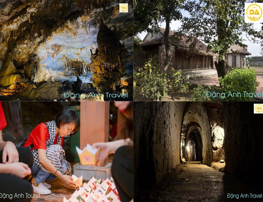 ĐỒNG HỚI –THĂM NHÀ LƯU NIỆM ĐẠI TƯỚNG VÕ NGUYÊN GIÁP – ĐỊA ĐẠO VỊNH MỐC – NGHĨA TRANG LIỆT SĨ QUỐC GIA ĐƯỜNG 9 – THÀNH CỔ QUẢNG TRỊ - ĐỘNG THIÊN ĐƯỜNG – ĐỘNG PHONG NHA– LÀNG ĐƯNG - ĐỒNG HỚI