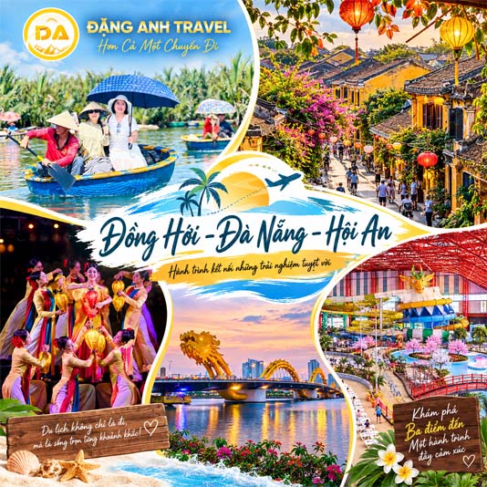 ĐỒNG HỚI – HỘI AN – SHOW DIỄN THỰC CẢNH KÝ ỨC HỘI AN – RỪNG DỪA BẢY MẪU – PHÁO HOA QUỐC TẾ ĐÀ NẴNG ĐÀ NẴNG – MIKAZUKI