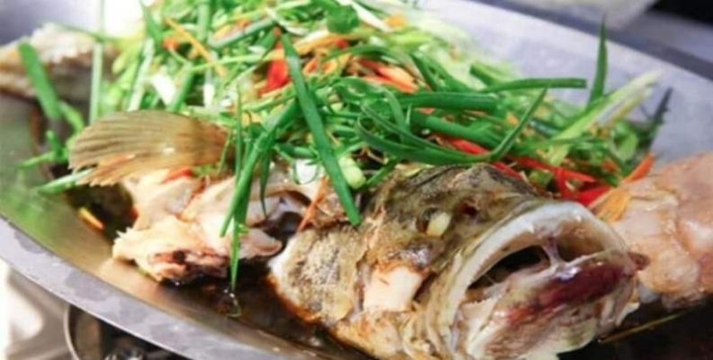Cá mú hấp