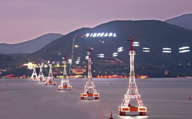 cáp treo ra đảo hòn tre
