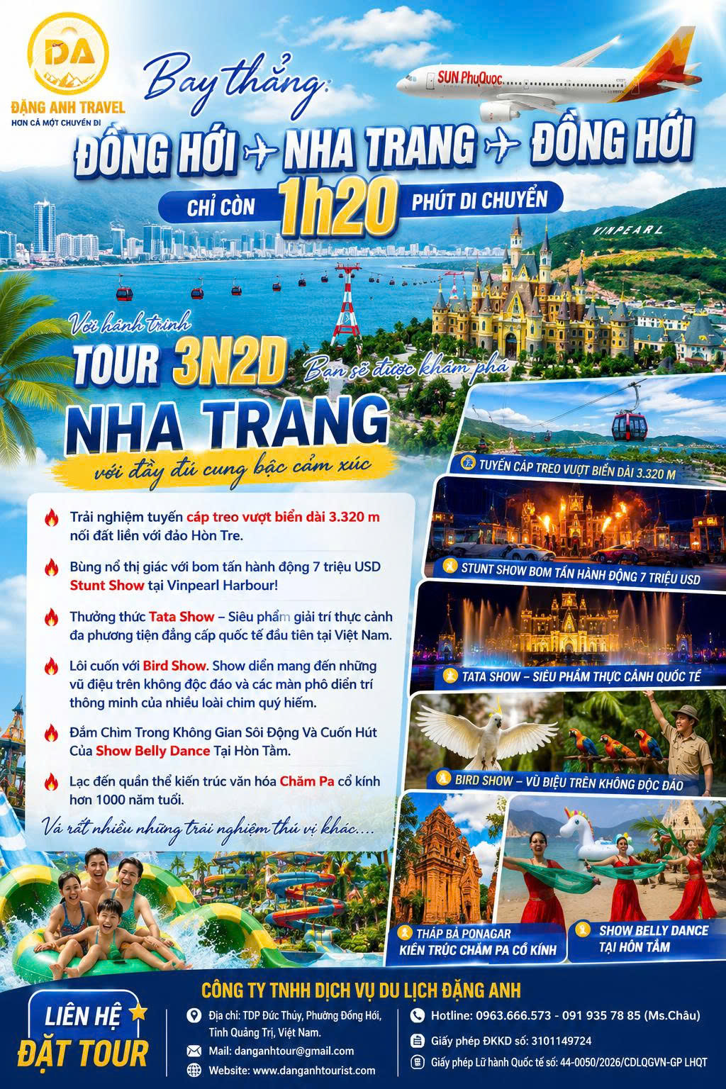 Tour Đồng hới Nha trang 3 ngày 2 đêm